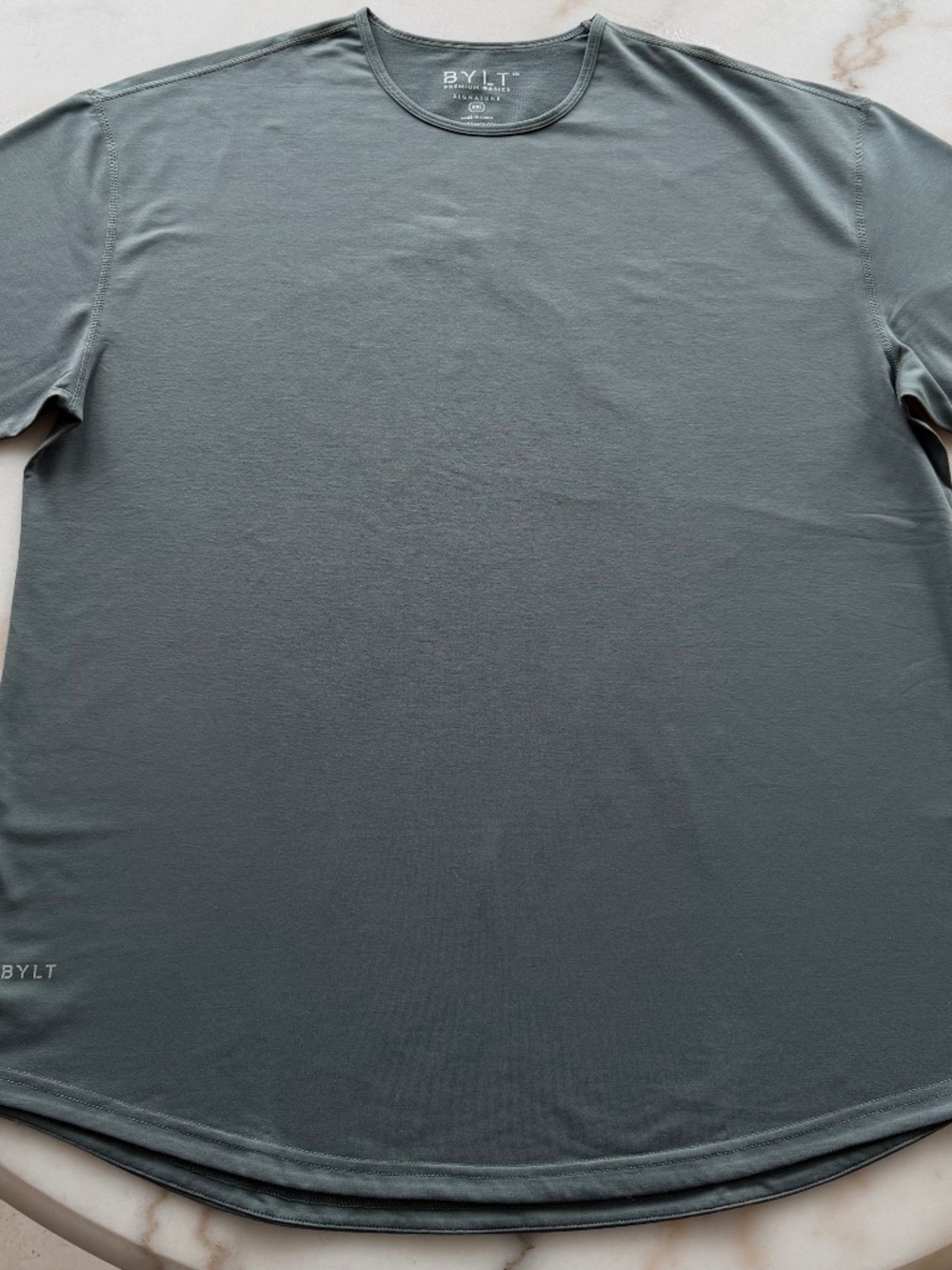 BYLT / XXL / LUX / 70% Cotton, 25% Polyester, 5% Spandex / Greenish Blue